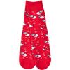 Mawi Calze antiscivolo unisex rosse "christmas"