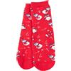 Mawi Calze antiscivolo unisex rosse "christmas"