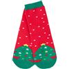 Mawi Calze antiscivolo unisex rosse "christmas"