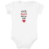 Mawi Body mezza manica interlock unisex bianco stampato