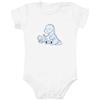 Mawi Body mezza manica interlock bimbo bianco