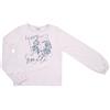 Mawi Maglia jersey manica lunga bimba rosa stampa "happy smile"