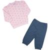 Mawi Pigiama due pezzi bimba bicolor rosa/blue