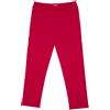 Mawi Legging stretch felpato bimba rosso