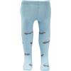 Mawi Collant bimbo azzurro stampato