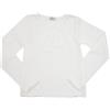 Mawi T-shirt basic manica lunga bimba bianca costina