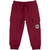 Chicco PANTALONI FLEECE BORDEAUX CON TASCONI - chicco