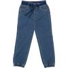 Mawi Pantalone finto denim bimbo felpato