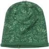 Mawi Cappello felpato bimbo verde stampato