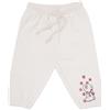 Mawi Pantalone felpato bimba beige stampa "animaletto"