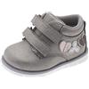 Chicco SCARPA FRESIA doppio velcro acciaio con app. cuori-fiori - chicco
