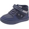 Chicco POLACCHINO FOIL tortota stringhe e velcro con tocco blu - chicco