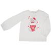 Mawi T-shirt manica lunga bimba bianca stampa natale