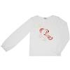 Mawi T-shirt manica lunga bimba bianca stampa unicorno