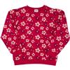 Mawi Maglia felpata bimba rossa stampata