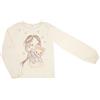 Mawi T-shirt manica lunga bimba panna stampata