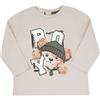 Mawi T-shirt manica lunga bimbo cagnolino