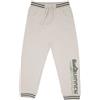 Mawi Pantalone felpato bimbo panna stampa "coccodrillo"