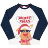 Mawi T-shirt manica lunga bimbo bicolor christmas