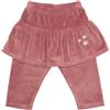 Mawi Legging ciniglia bimba rosa con balze