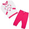 Mawi Pigiama bianco/fucsia bimba "love"