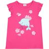 Mawi Canotta jersey bimba rosa stampa delfino