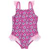 Mawi Costume intero bimba fucsia stampato