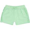 Mawi Shorts bimba verde chiaro con frill