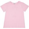 Mawi T-shirt jersey bimba rosa stampa "giraffa"