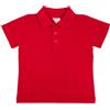 Mawi Polo manica corta basic bimbo rossa