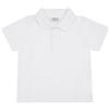 Mawi Polo manica corta basic bimbo bianca