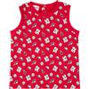 Mawi Canottiera jersey bimbo rossa stampata