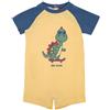 Mawi Pigiama intero raglan bimbo giallo/blu "Dino"