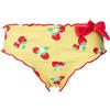 Mawi Costume slip bimba giallo stampa fragole