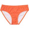 Mawi Costume slip bimbo arancio stampato
