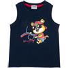 Mawi Canottiera jersey bimbo blu stampa "tiger"