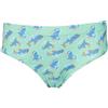 Mawi Costume slip bimbo verde stampato