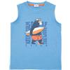 Mawi Canottiera jersey bimbo azzurra stampa "surf"
