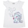 Mawi Canotta jersey bimba bianca stampa mini-pony