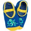 Mawi Calze antiscivolo ballerie bimbo blu/giallo polipo
