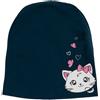 Mawi Cappellino jersey cuffia bimba blu