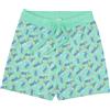 Mawi Short jersey bimbo verde stampa shark