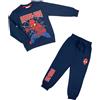 Disney Tuta jogging bimbo blu spiderman