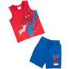 Disney Set 2 pezzi canottiera + short bimbo spiderman