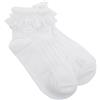 Mawi Calze corte bimba bianche con pizzo
