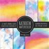 Rainbow Watercolor Scrapbook Paper Pad Vol.1 Decorative Crafts Scrap (Tascabile)