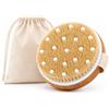 Uervoton Spazzola Esfoliante, Spazzola Corpo a Secco con Setole Naturali Tampico, Eccellente per Imperfezioni, Cellulite e Ritenzione Idrica, Migliora la Circolazione con Azione Esfoliante
