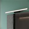DEGHI Lampada applique orientabile 65 cm in metallo nero opaco - Orients