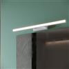 DEGHI Lampada applique orientabile 65 cm in metallo bianco opaco - Orients