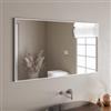 DEGHI Specchio bagno 70x120 cm reversibile con cornice bianco opaco - Talas